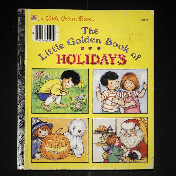 VTG Little Golden Books Lot of 4 Learning &Teaching Counting Colors Holidays 80s - Picture 5 of 7